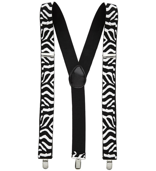 Widmann SRL Bretels zebra zwart-wit