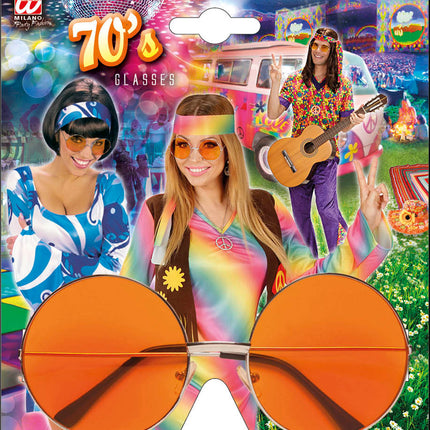 Widmann SRL Bril 70-er jaren Flower Power