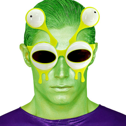 Widmann SRL Bril Alien met dubbele ogen