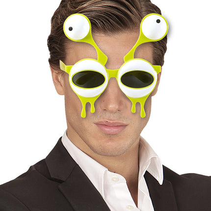 Widmann SRL Bril Alien met dubbele ogen