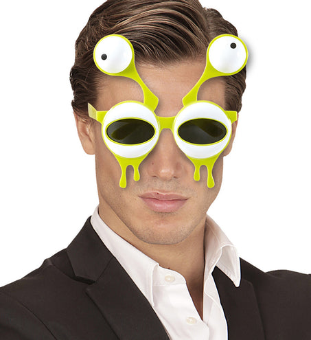 Widmann SRL Bril Alien met dubbele ogen