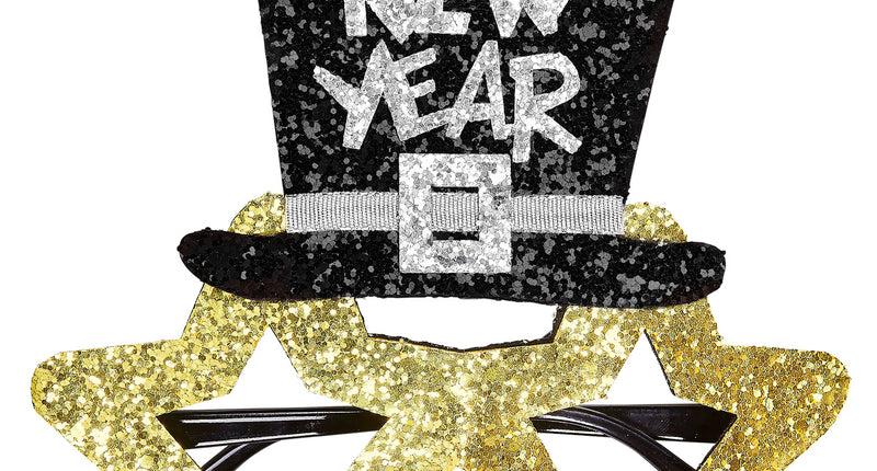 Widmann SRL Bril, Happy New Year Goud