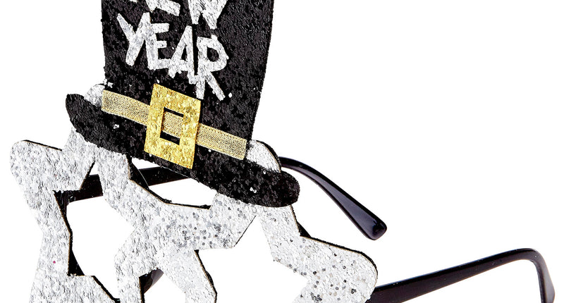 Widmann SRL Bril, Happy New Year Zilver