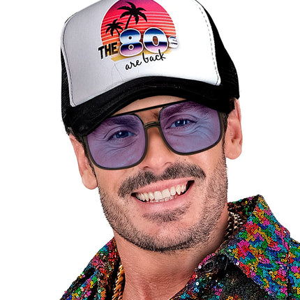 Widmann SRL Bril met blauwe glazen jaren 90 hiphop