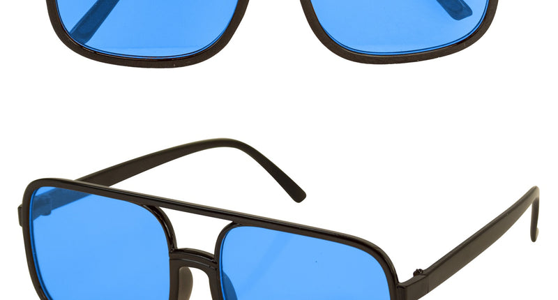 Widmann SRL Bril met blauwe glazen jaren 90 hiphop