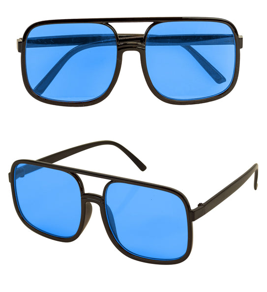 Widmann SRL Bril met blauwe glazen jaren 90 hiphop