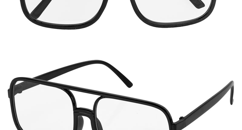 Widmann SRL Bril prins Bernardo zwart met blank glas