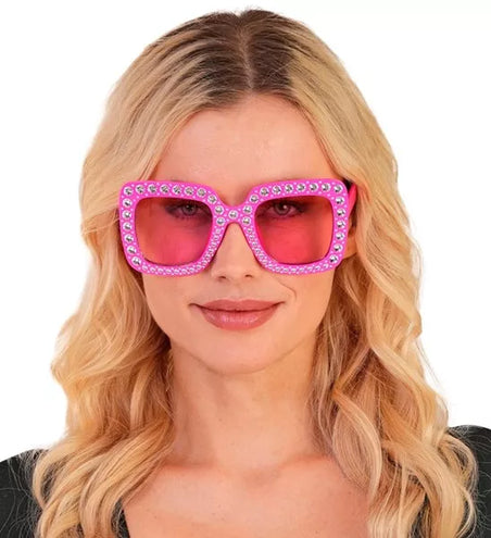 Widmann SRL Bril roze met strass Fleur