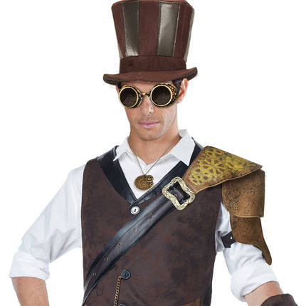 Widmann SRL Bronze steampunk stof bril