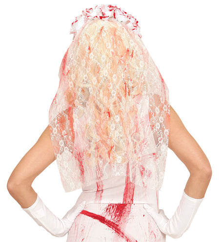 Widmann SRL Bruidsluier bebloed met rozen