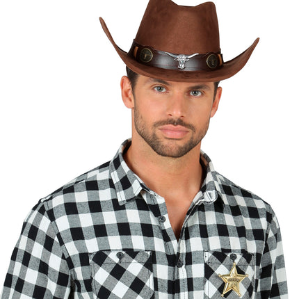 Widmann SRL Bruine cowboyhoed Dallas