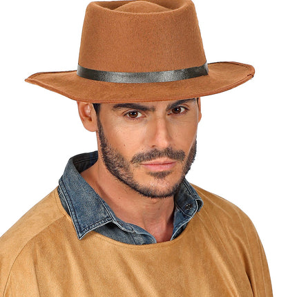 Widmann SRL Bruine hoed Gaucho