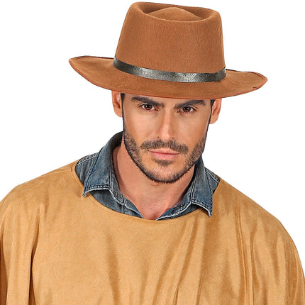 Widmann SRL Bruine hoed Gaucho