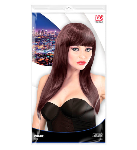 Widmann SRL Bruine pruik lang haar