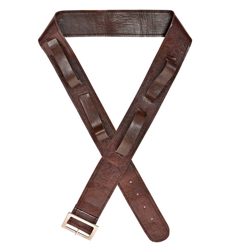 Widmann SRL Bruine riem met 4 holsters voor wapens