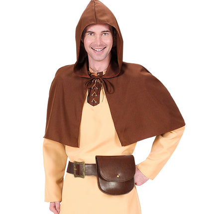 Widmann SRL Bruine riem met portemonnee