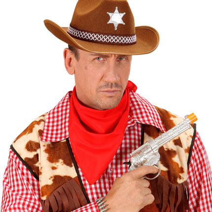 Widmann SRL Bruine sherrif hoed