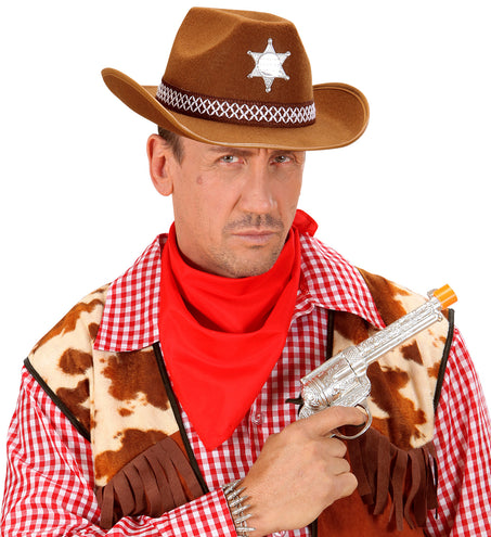 Widmann SRL Bruine sherrif hoed