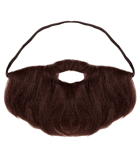 Widmann SRL Bruine snor en baard extra vol