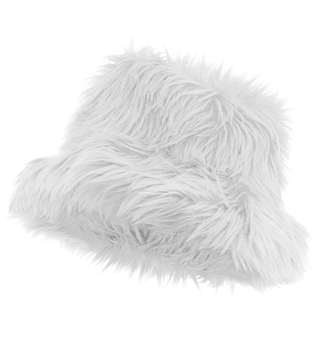 Widmann SRL Bucket hat pluche wit Sem