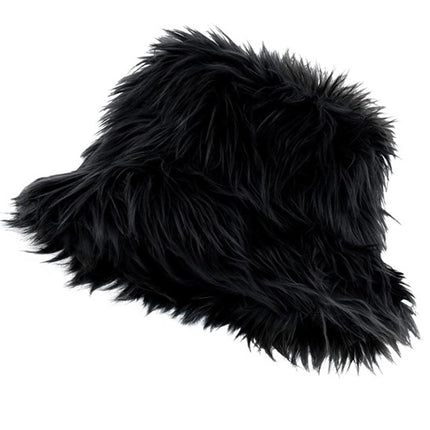 Widmann SRL Bucket hat pluche zwart Finn