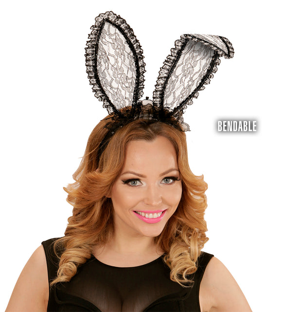 Widmann SRL Bunny oren met zwart kant