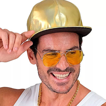 Widmann SRL Cap goud holografisch hoed Isa