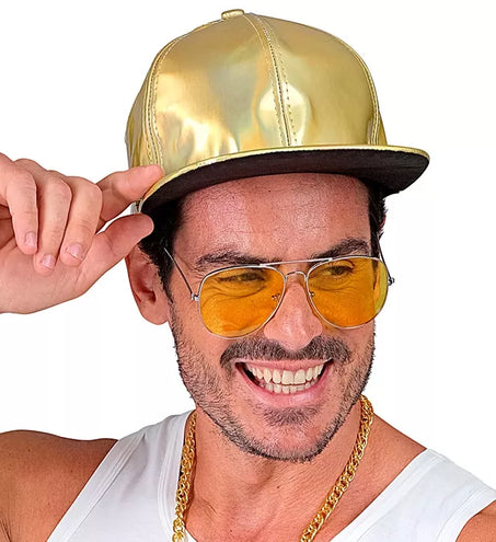 Widmann SRL Cap goud holografisch hoed Isa