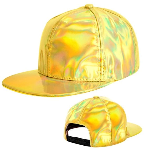 Widmann SRL Cap goud holografisch hoed Isa