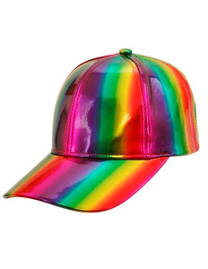 Widmann SRL Cap regenboog holografisch hoed Evi