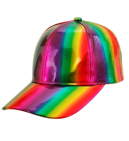 Widmann SRL Cap regenboog holografisch hoed Evi