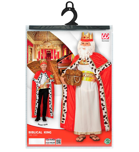 Widmann SRL Cape koning voor kinderen