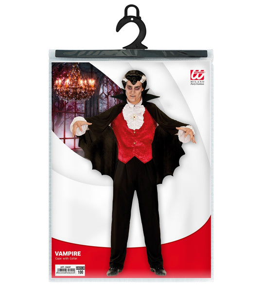 Widmann SRL Cape vampier met kraag zwart