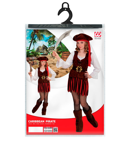 Widmann SRL Caribische piraat pak Inge