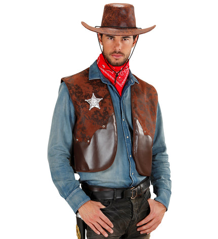 Widmann SRL Carnavalsoutfit cowboyvest Jayden