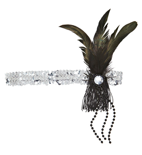 Widmann SRL Charleston hoofdband goud glitter