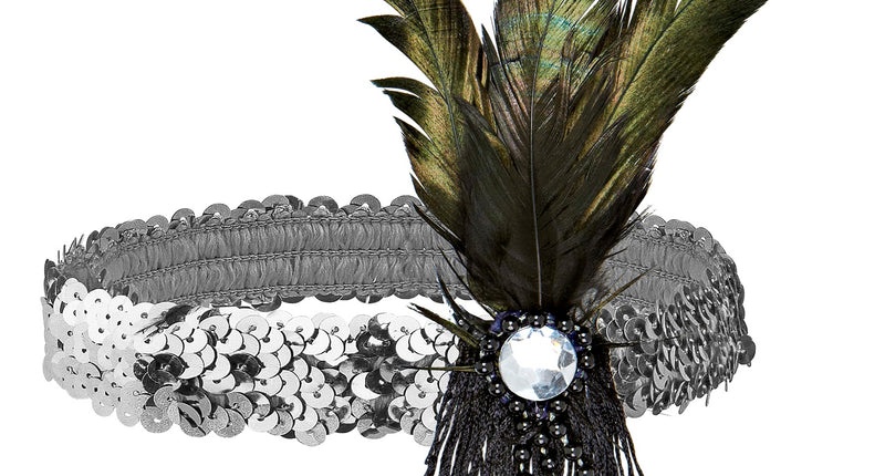 Widmann SRL Charleston hoofdband goud glitter