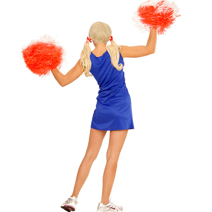Widmann SRL Cheerleader kostuum blauw rood