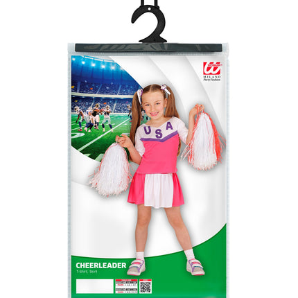 Widmann SRL Cheerleader pakje USA roze