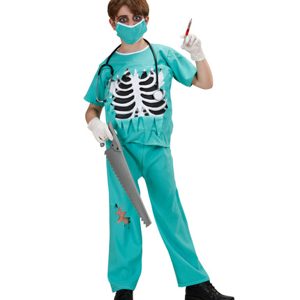 Widmann SRL Chirurg kostuum bloederige zombie dokter kind