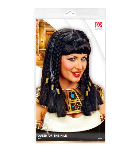 Widmann SRL Cleopatra pruik koningin van de Nijl