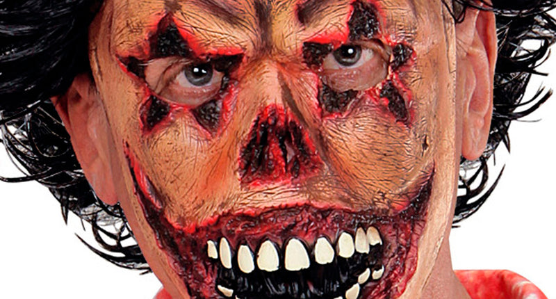 Widmann SRL Clown masker verbrand horror