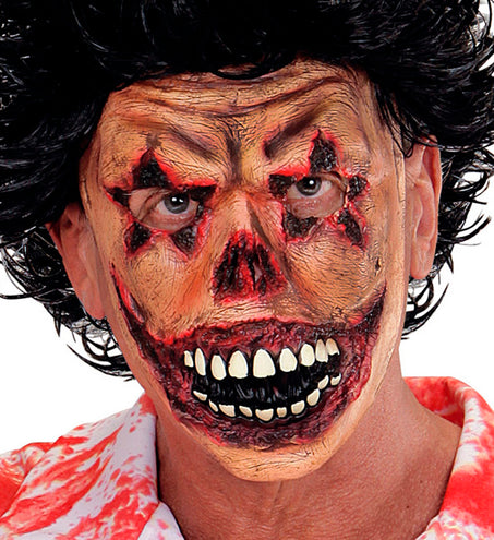 Widmann SRL Clown masker verbrand horror