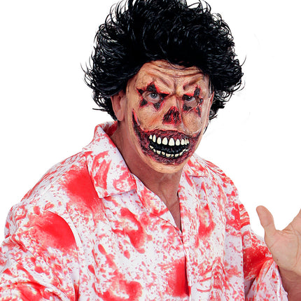 Widmann SRL Clown masker verbrand horror
