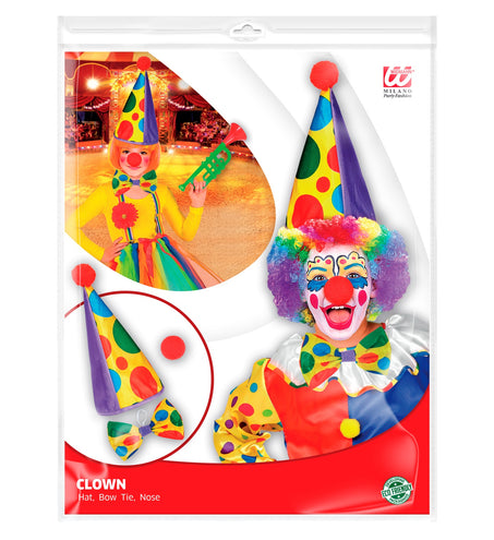 Widmann SRL Clown Opmaakset Kind