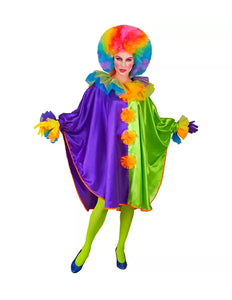 Widmann SRL Clown poncho one-size kostuum Lotte