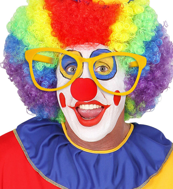 Widmann SRL Clownsbril geel