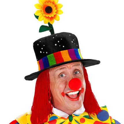 Widmann SRL Clownshoed met haar Frank zwart