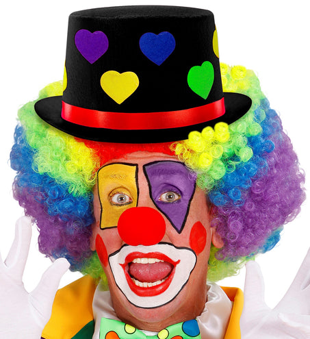 Widmann SRL Clownshoed met hartjes