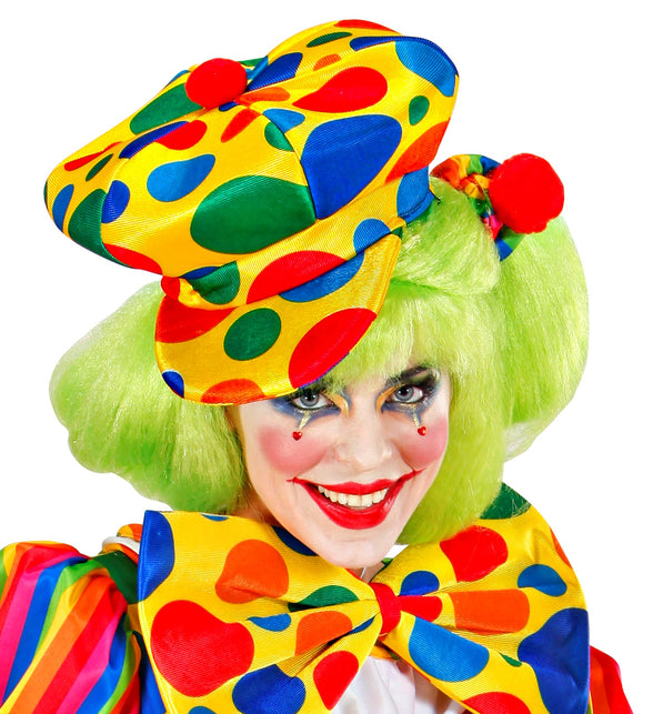 Widmann SRL Clownshoed pet met stippen